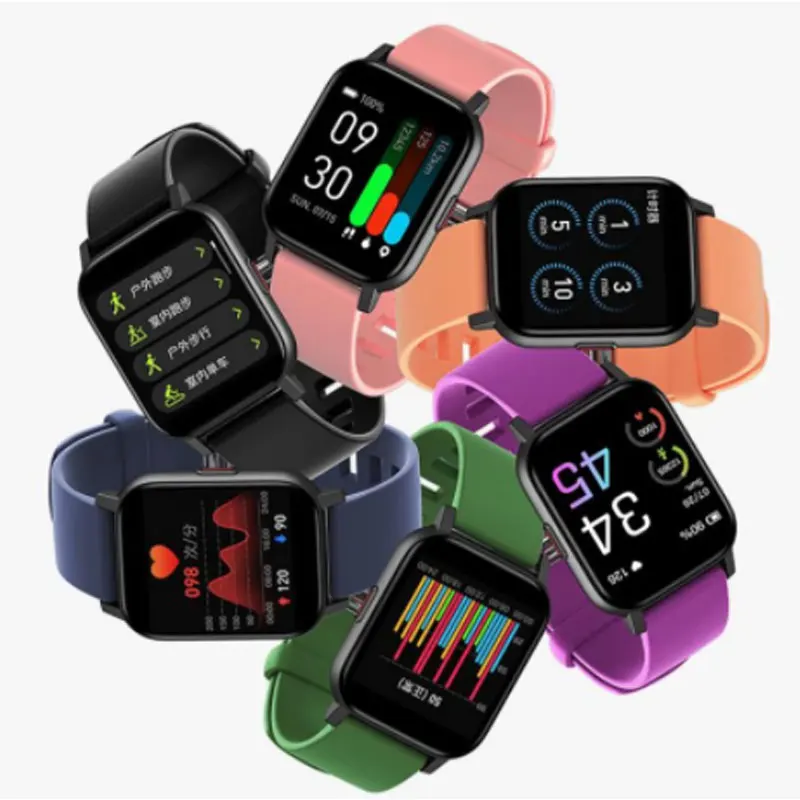 

Смарт-часы GTS1 с сенсорным экраном, пульсометром и тонометром