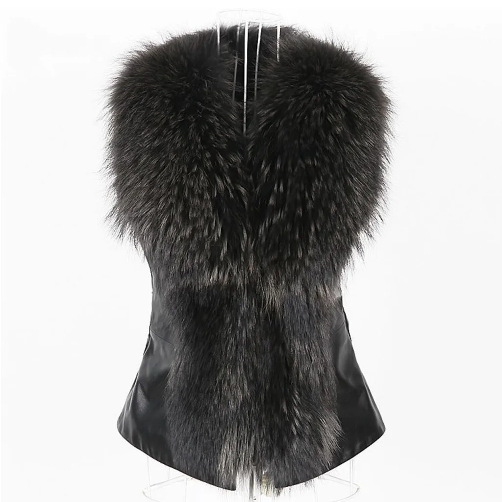 Женские облегающие куртки из искусственного меха и флиса жилет осень-зима мягкий