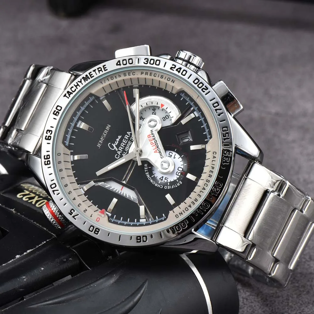 

Новые оригинальные Брендовые Часы AAA для мужчин, классические роскошные многофункциональные кварцевые часы, роскошная Автоматическая Дата, спортивные зеркальные часы