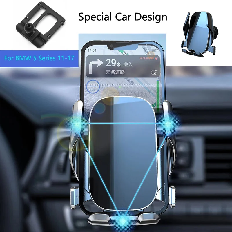

Гравитационный автомобильный фотодержатель для BMW 5 серии 2011 2012 2013-2014, Специальное крепление, поддержка навигационного кронштейна, аксессуа...