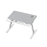 wholesale larger size cooling adjustable breakfast bed tray table laptop with full accessories bamboo folding computer desk