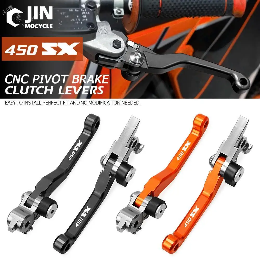 

For K-T-M 450SX SXF SXR 2003-2018 2017 2016 CNC Motocross Foldable Pivot Dirt Bike Brake Clutch Levers Cable Lever Handle Parts