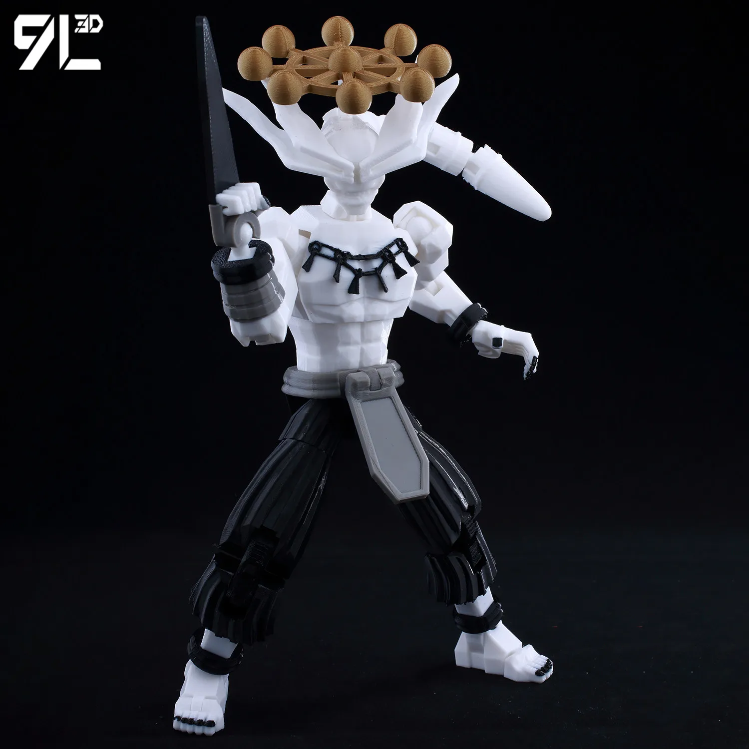 Фото ​ Коллекционная фигурка 9L3D Lucky13 Gojo Sukuna Jujutsu Fushiguro Toji Gojo Satoru Action Figure Dummy13 T13 Multi-Jointed Titan13 №3