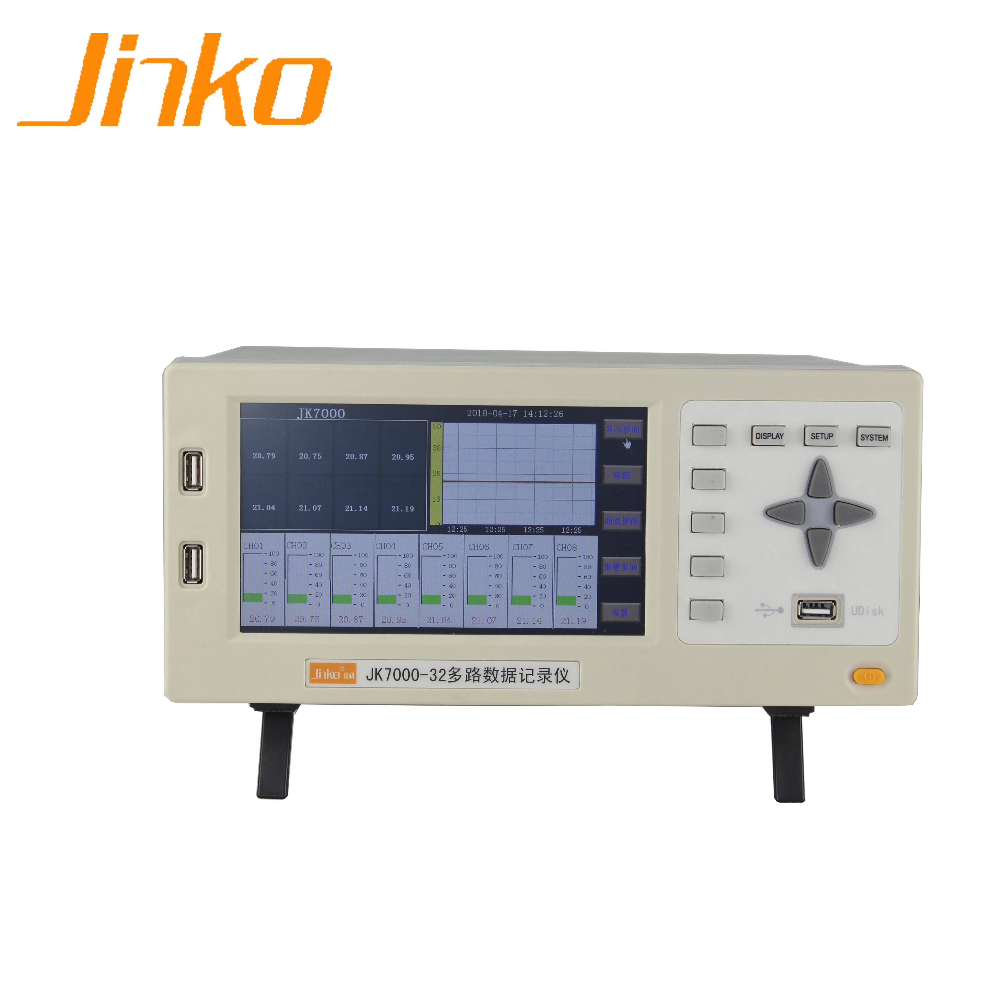 

Промышленный Многоканальный регистратор температуры JINKO JK7000-32