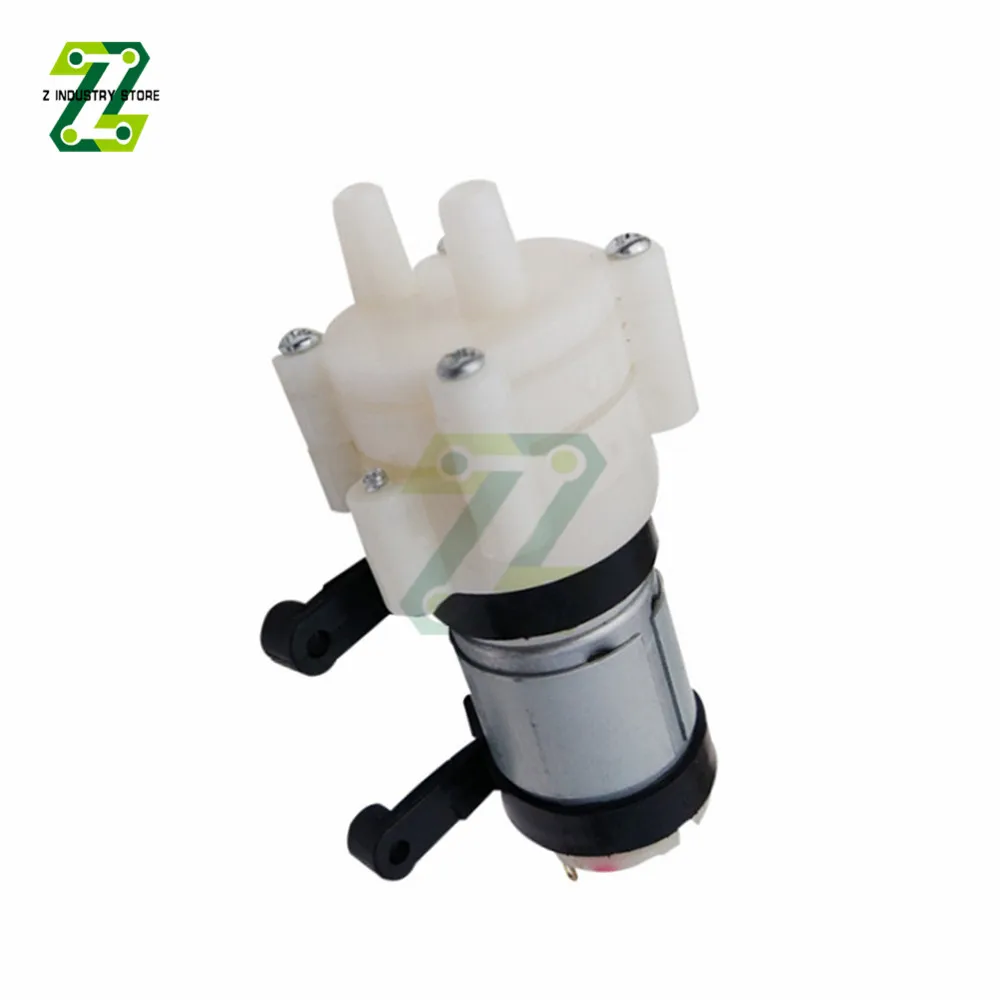 Водяной насос R385 12 В мембранный 6 в маленькая модель аксессуары для аквариума