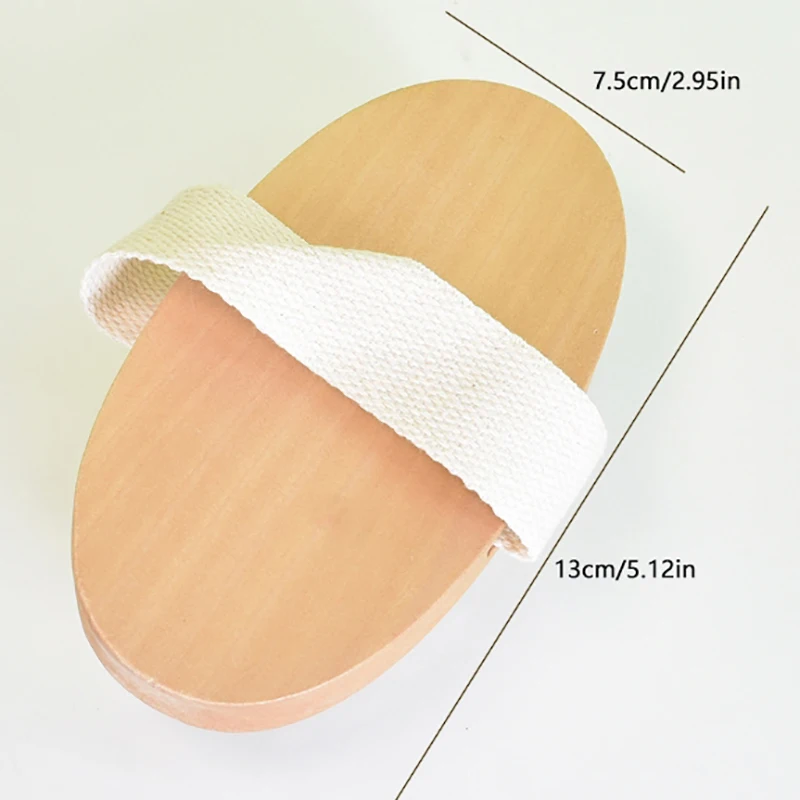 Антицеллюлитная щетка для тела успокаивающее деревянное эфирное масло спа