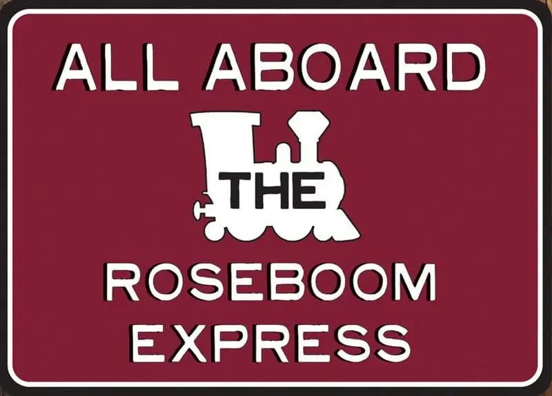 ll bord Epress Trn Fmly Room Sgn Lover Decor Gft For - Metl Outsde Brn F