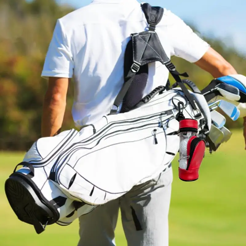 głosem Przenośna torba golfowa Pudełko do przechowywania kostek golfowych Torba biodrowa Outdoor Sports mała na piłki treningu golfowego