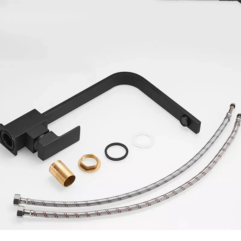 Бесплатная доставка нержавеющая сталь Матовая кухонный смеситель для раковины с высоким изливом 360 градусов вращения холодной горячей смеситель воды на.