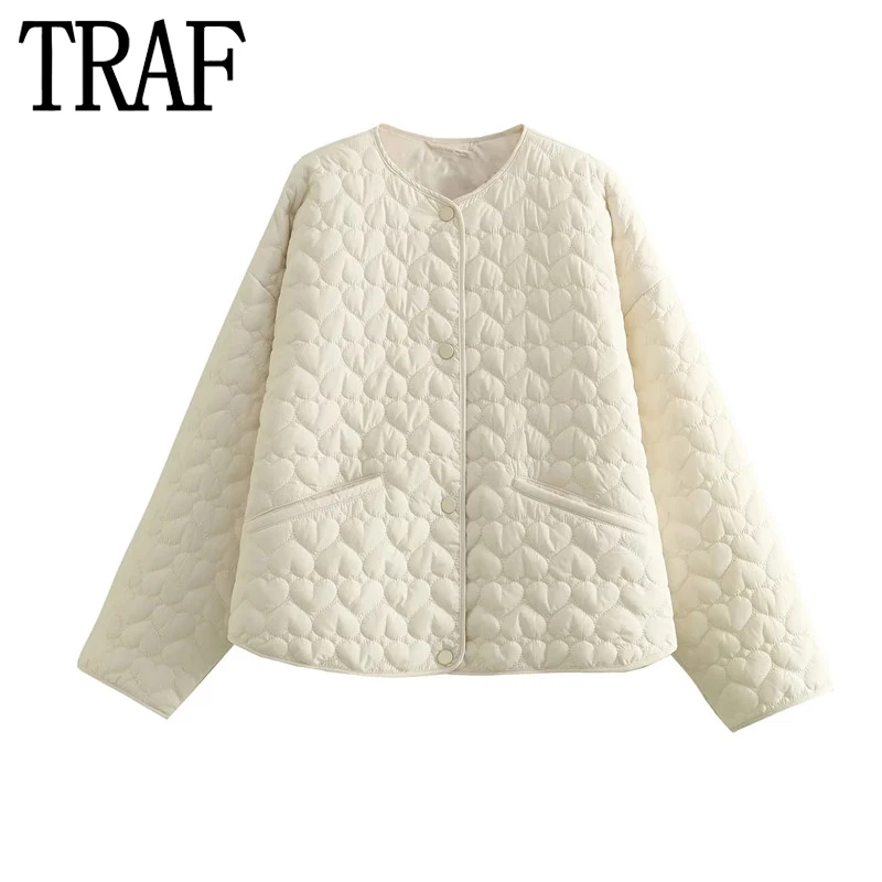 

Женская Стеганая куртка с длинным рукавом, на пуговицах