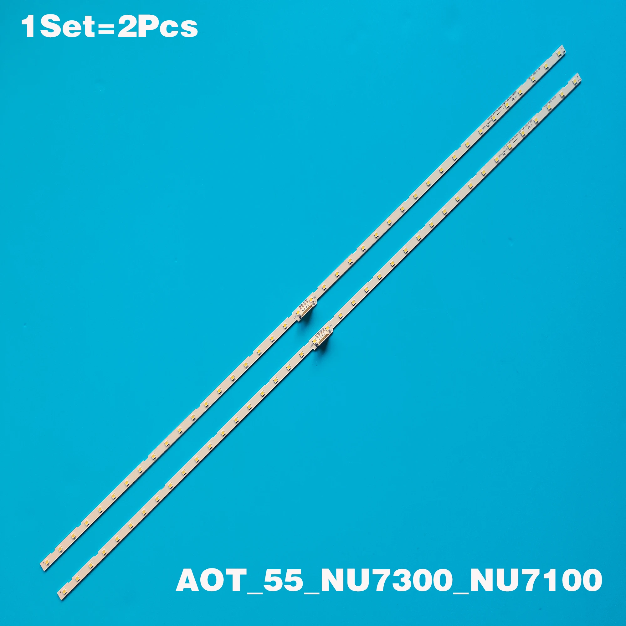 Светодиодная подсветка для Samsung UE55NU7090U, 2 шт, UE55NU7170, UE55NU7172, UE55NU7379U, UE55NU7500, UN55NU7175U, UN55NU7300U, UE55NU7300U