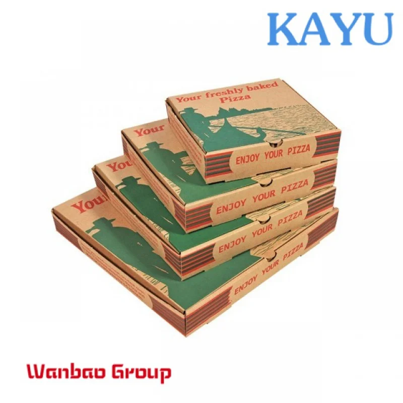 Fancy design low price custom shaped corrugated reusable pizza box