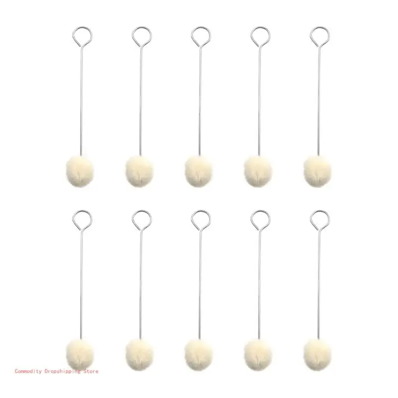

10/20 Pcs Leather Tool Accessories Wool Daubers Assisted Dyeing Wools Ball Brush