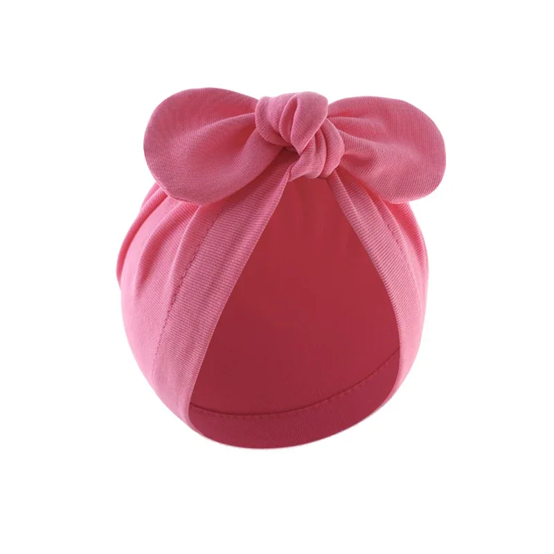 Хлопковая шапочка для новорожденных Solid Color