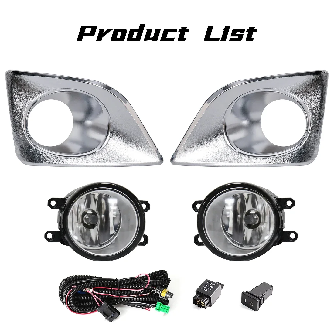 Противотуманная фара на передний бампер автомобиля в сборе для Toyota Premio 2010 2011 2012 2013 2014 2015 2016 галогенные дневные ходовые огни DRL