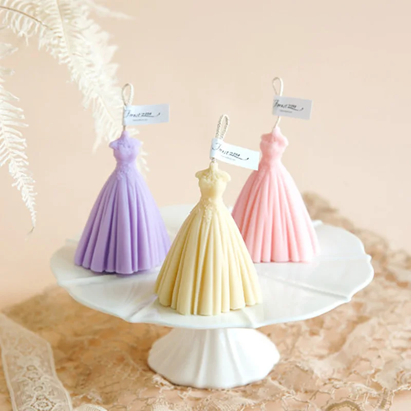 

Форма в виде свечи, силиконовая форма для жениха, костюма, платья, свадебного платья, ароматизированных свечей, силиконовые формы «сделай са...