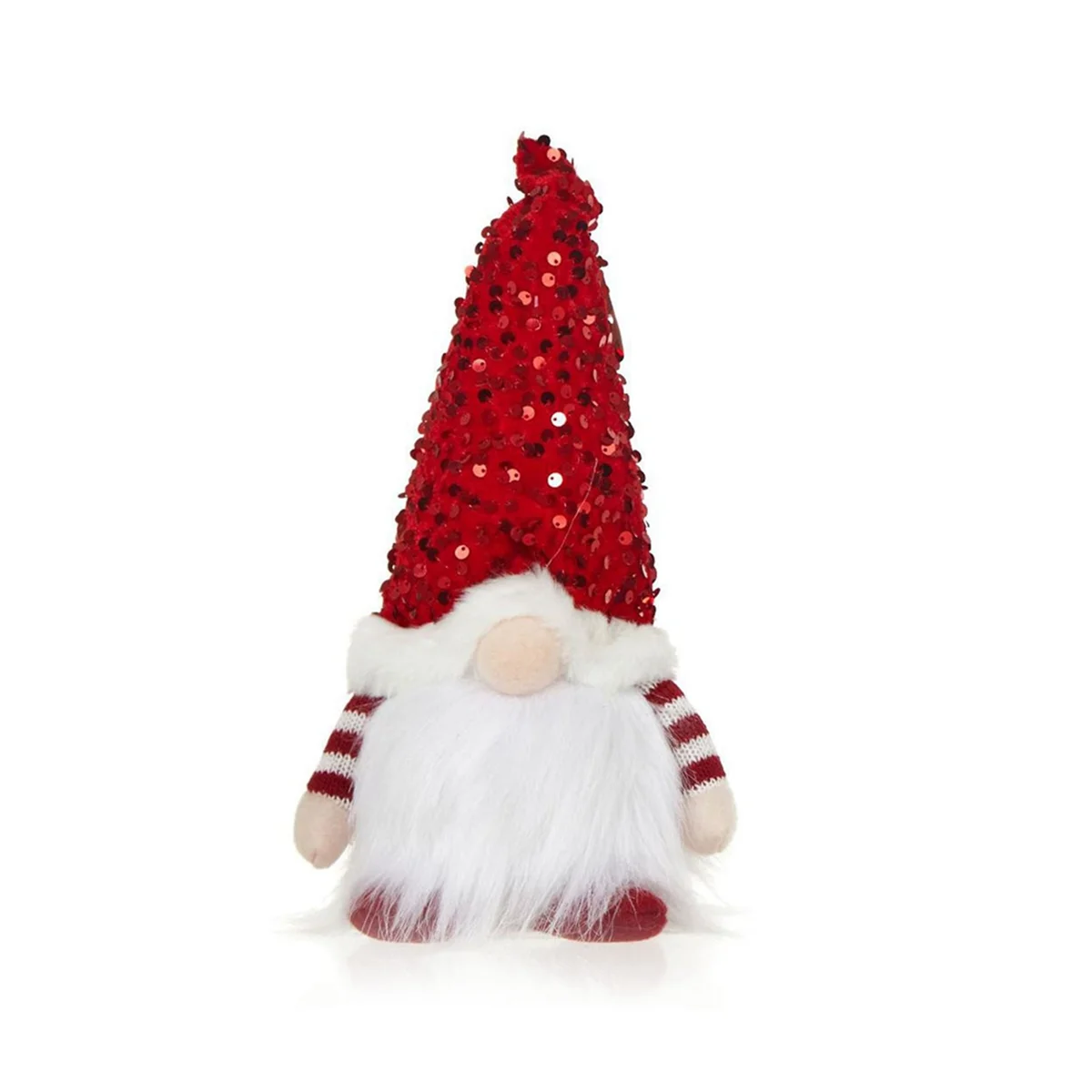 30 см светящаяся светодиодная рождественская кукла Эльф Гном со светодиодной