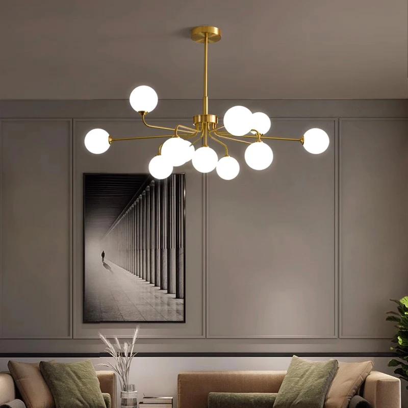 

Pendant Lamp Led Art Chandelier Light Room Decor Nordic Smart Home Christmas Decoration Living Room Decoration Indoor Dining