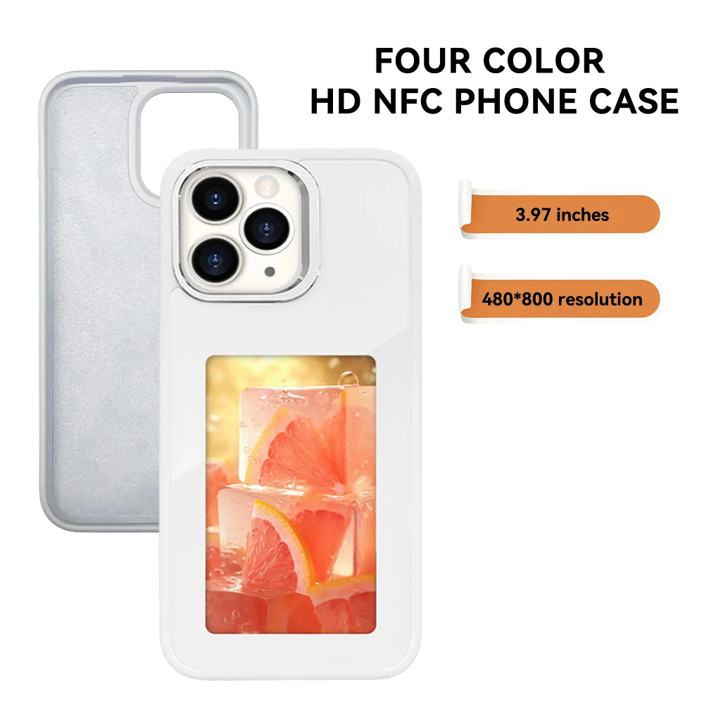 Фото Новый чехол для телефона NFC, чехол для телефона с четырьмя цветными чернильными экранами, поддерживает чехол для телефона Dly серии 13-15, с коробкой №3