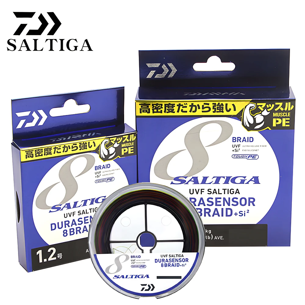 Фото Плетеная леска DAIWA UVF SALTIGA X8+SI2, 200 м, PE №1