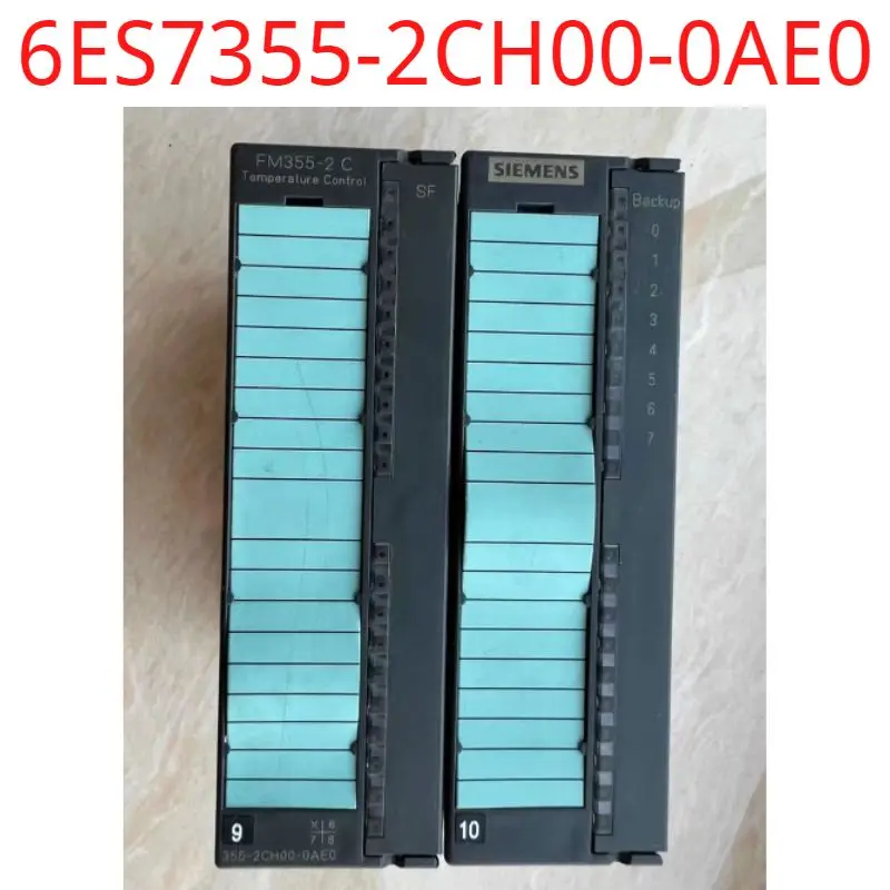 

used Siemens test ok real 6ES7355-2CH00-0AE0 SIMATIC S7-300, temperature Control Unit FM 355-2 C, 4 channels, continuous, 4 AI+8