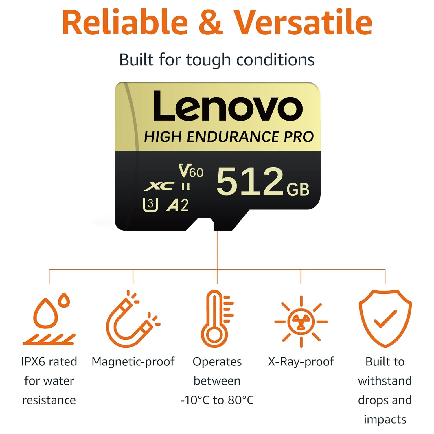 Новая карта памяти Lenovo 2 ТБ, высокоскоростные TF-карты памяти 1 ТБ, 512 ГБ, 256 ГБ, 128 ГБ для телефона, камеры, дрона, межустройственного использования, запись 4K. (art.: 3920dc92bb58b) - 3920dc92bb58b