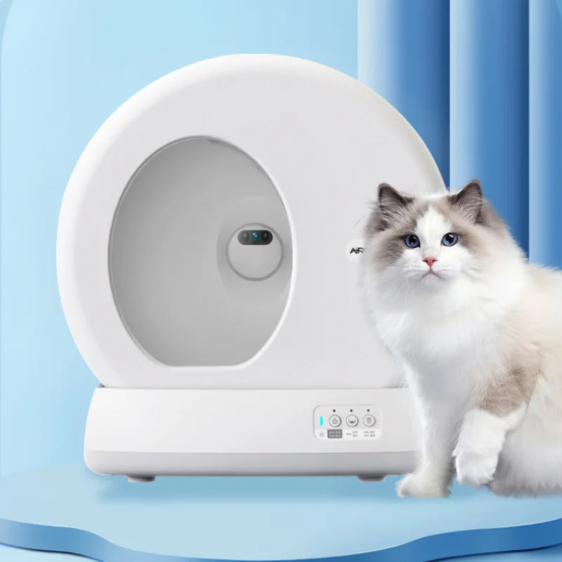 

Automatic Smart Cat Litter Box Self Cleaning Large Automatic Cat Litter Box Closed Bedpan Deodorant Pet Toilet Tray Arenero Gato