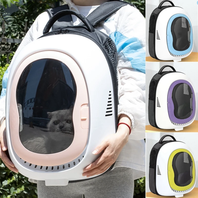 

Large Capacity Breathable Cat Bag Travel Portable Cat Supplies Space Capsule Shading Shoulder Pet Backpack Suitable for Cats