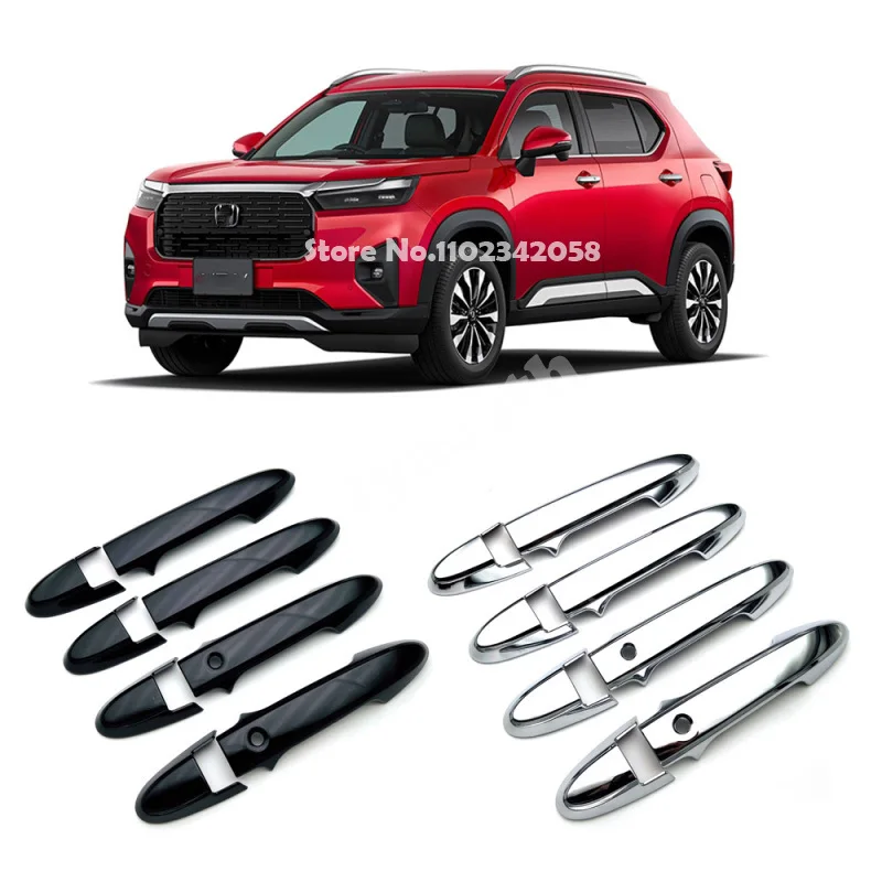 Фото Для HONDA WR-V WRV DG5 серии 2024 2025 ABS дверная ручка из АБС-пластика, дверная ручка, крышка чаши, декоративная крышка, накладка, аксессуары №2