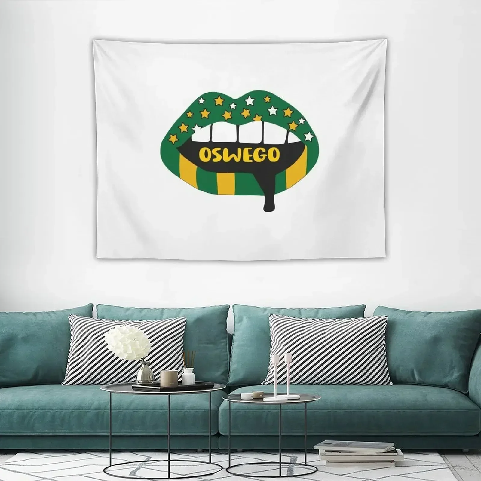 SUNY Oswego Lips Гобелен Декор для спальни Настенные гобелены Украшение дома