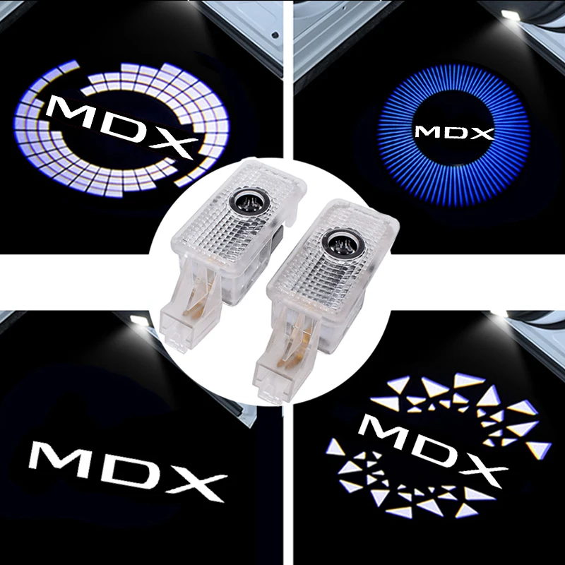 2 шт., автомобильные фонари с логотипом для Acura MDX 2007-2019 2010 2013