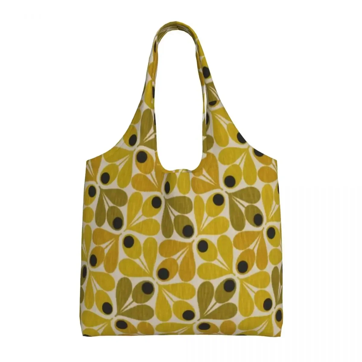 Изготовленная на заказ сумка для покупок Acorn Orla Kiely парусиновая через плечо