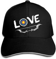 holiday gift love archery unisex casual adjustable baseball cap sports hat trucker hat sandwich hat