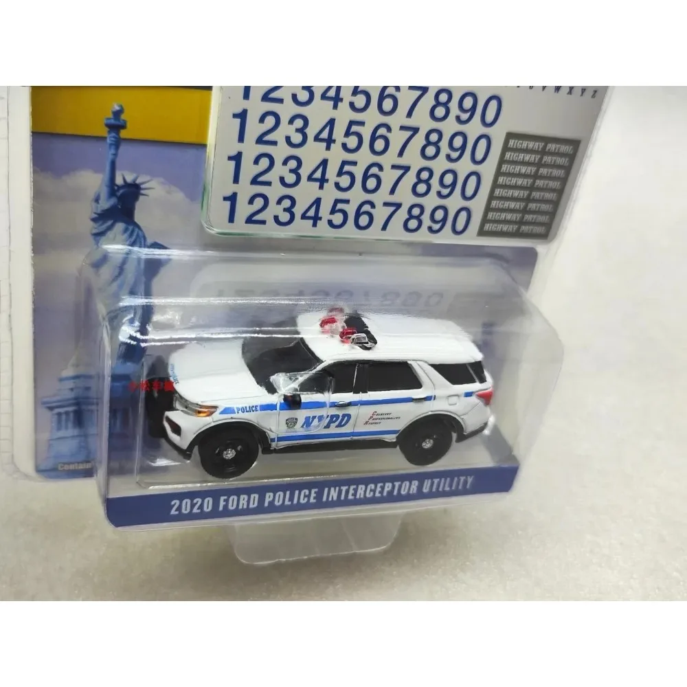 1:64 2020 Ford Police INTERCEPTOR UTILITY NYPD модель автомобиля из сплава, Коллекционная игрушка, подарок, сувенир, украшение для дисплея (art.: 3920cd591f82b) - 3920cd591f82b