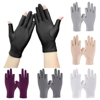 breathable non slip bike gloves men women sun protection summer fishing gloves thin driving dew finger gloves