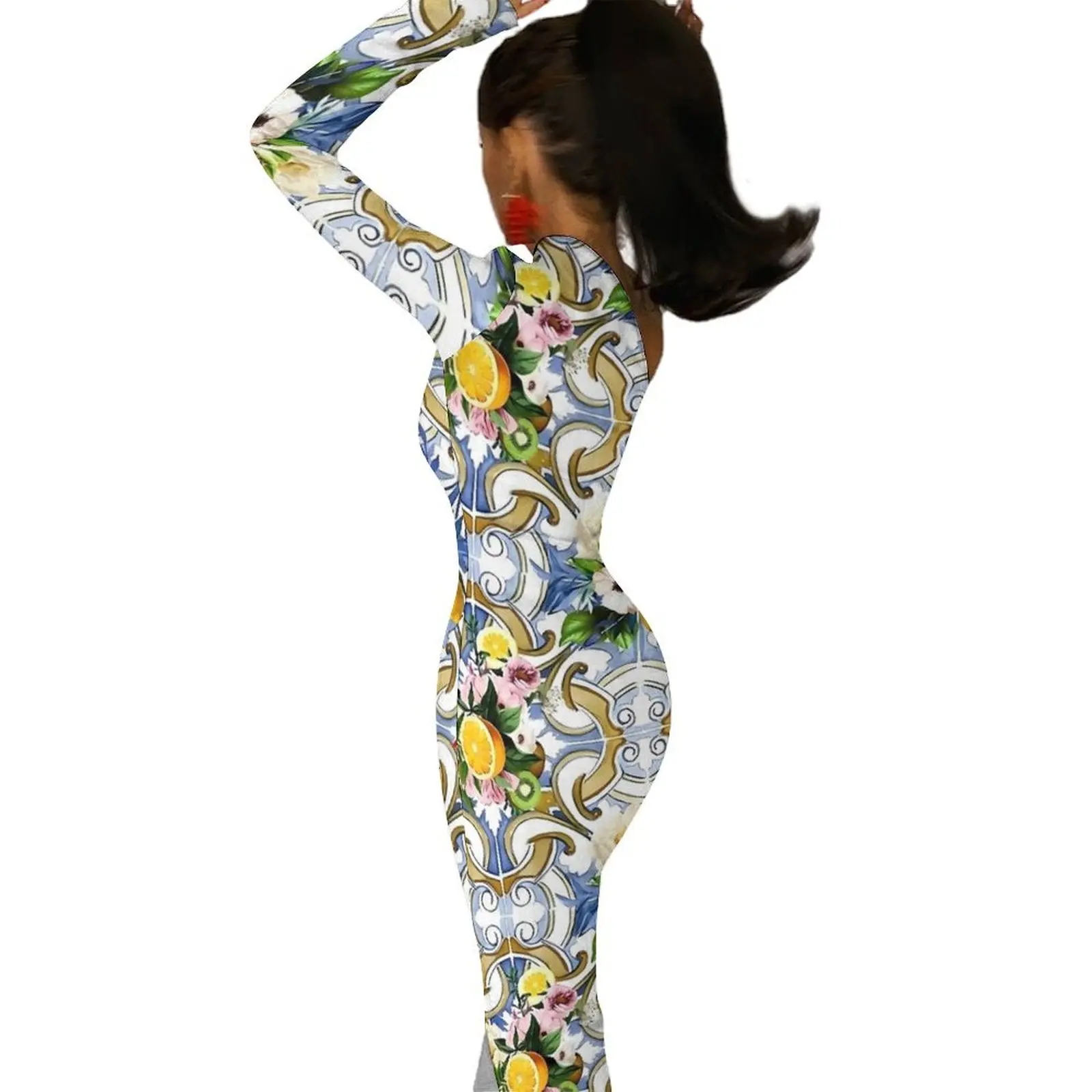 Лимонное длинное платье в стиле ретро женское вечернее макси из сицилийской