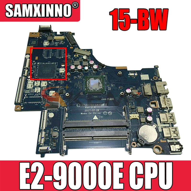 

924721-601 924721-501 For HP Pavilion 15-BW EM900E Notebook Mainboard CTL51/53 LA-E841P DDR4 Laptop motherboard