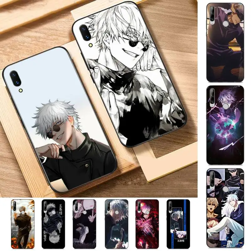 

BANDAI Jujutsu Kaisen Gojo Satoru Phone Case for Huawei Y 6 9 7 5 8s prime 2019 2018 enjoy 7 plus