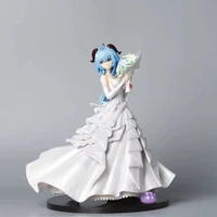 genshin impact ganyu wedding bouquet figures new models decorations japanese popular anime game peripherals accessories