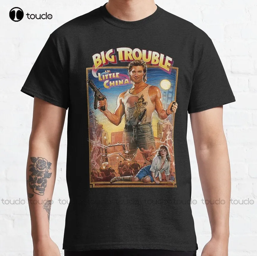 

Big Trouble In Little China Cult Classic Classic T-Shirt Red Shirts For Men Custom Aldult Teen Unisex Digital Printing Tee Shirt
