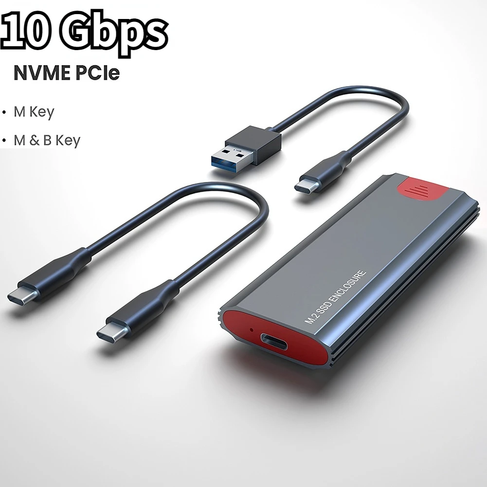 

NVMe USB Type C Gen2 10 Гбит/с PCIe SSD корпус M2 SSD Φ M.2 NVMe внешний адаптер для 2230 M2 SSD 2242 2260 2280
