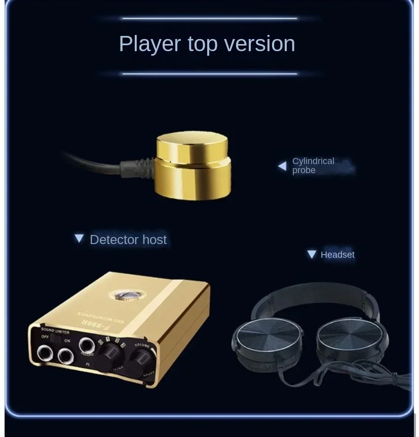 9B Xiaohuang F999r Водопровод прослушивание детектора утечки воды подогрев пола внешняя