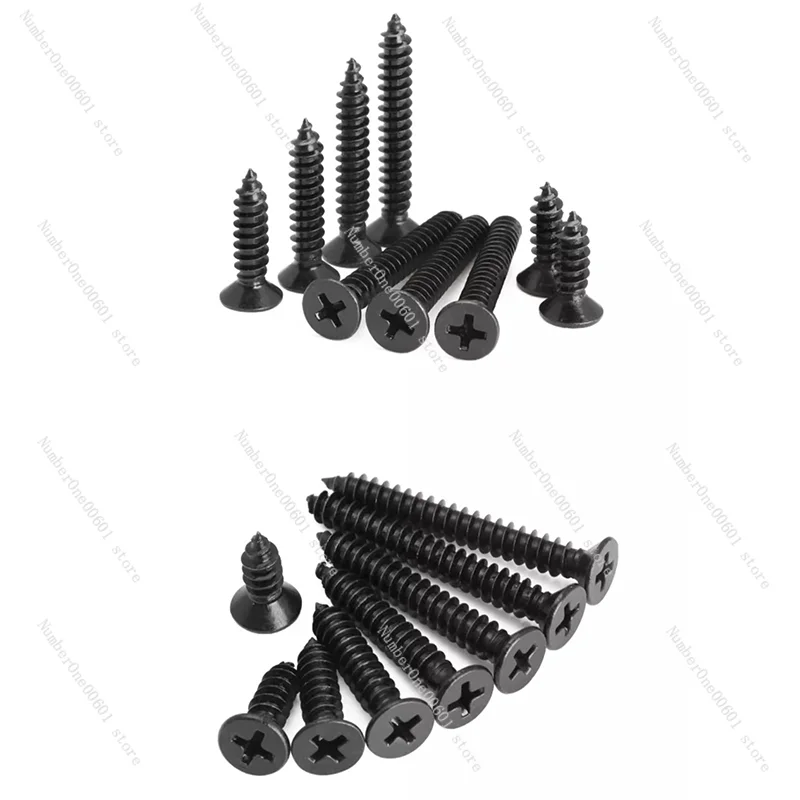 220 шт./коробка Саморез с потайной головкой винты для дерева плоской закаленный