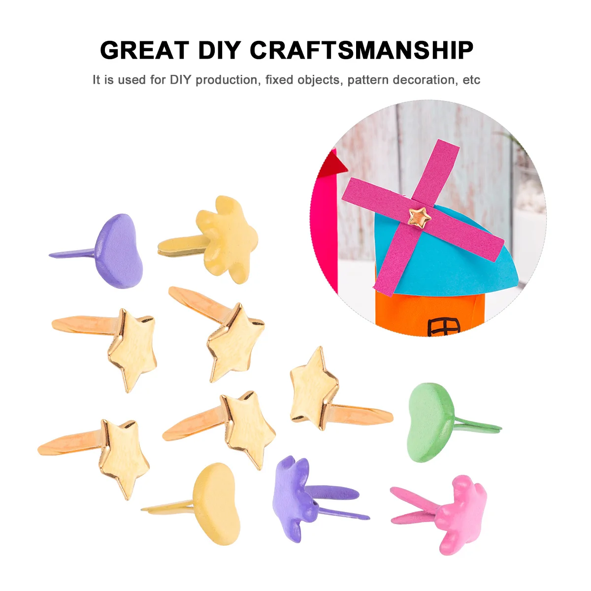 300 шт. цветные ногти декор мини-когти железные красочные детские аксессуары