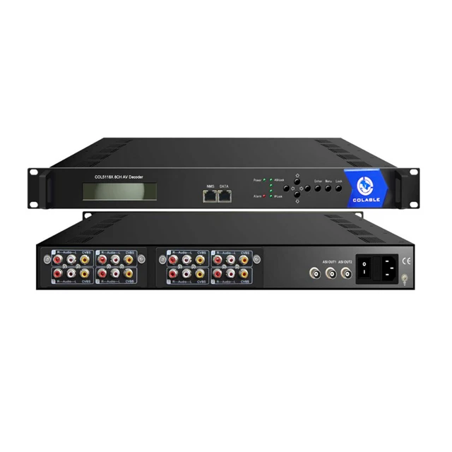 

Цифровой IP-каналы в аналоговый конвертер, 8-канальный cvbs декодер для системы аналогового ТВ COL5118X