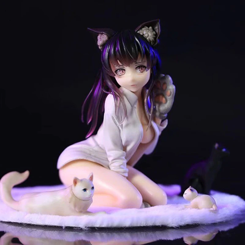 

Japanese Anime Figure DCTer Catgirl Mia Bishop's Rondo Ayaka Chan Skytube Cat Girl PVC Model Doll Statue Adult Collectible Toy