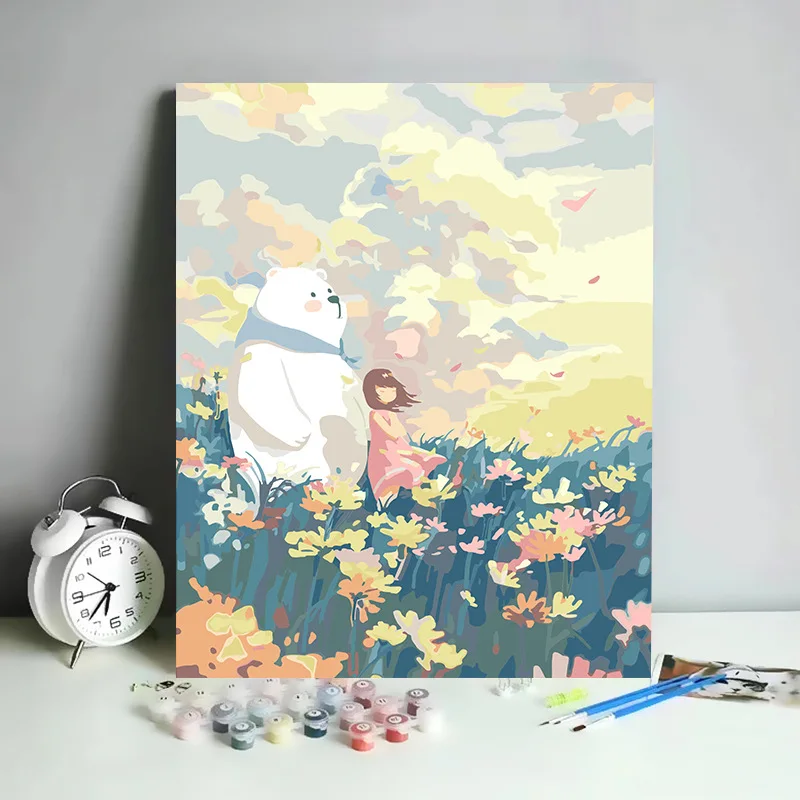 

2160303 Digital oil painting living room decorative painting background mural animal oil painting
