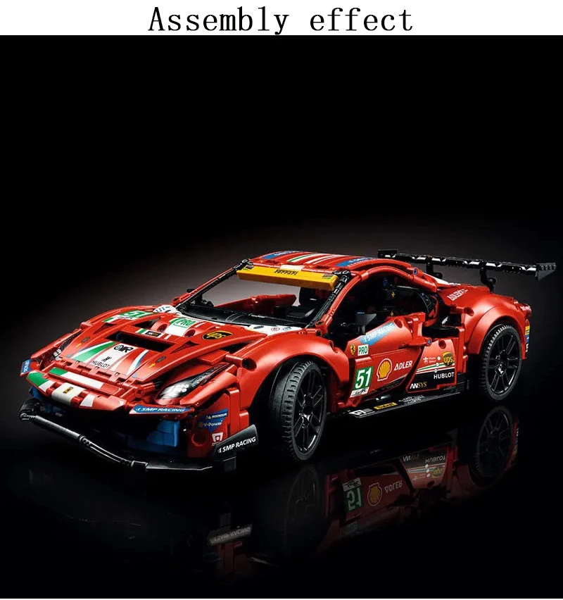 NEW 1677pcs City Pull Back Racing Toys for Boys Building Blocks Ferraried Sport Car Bricks Set Creator Kids Children Gift |