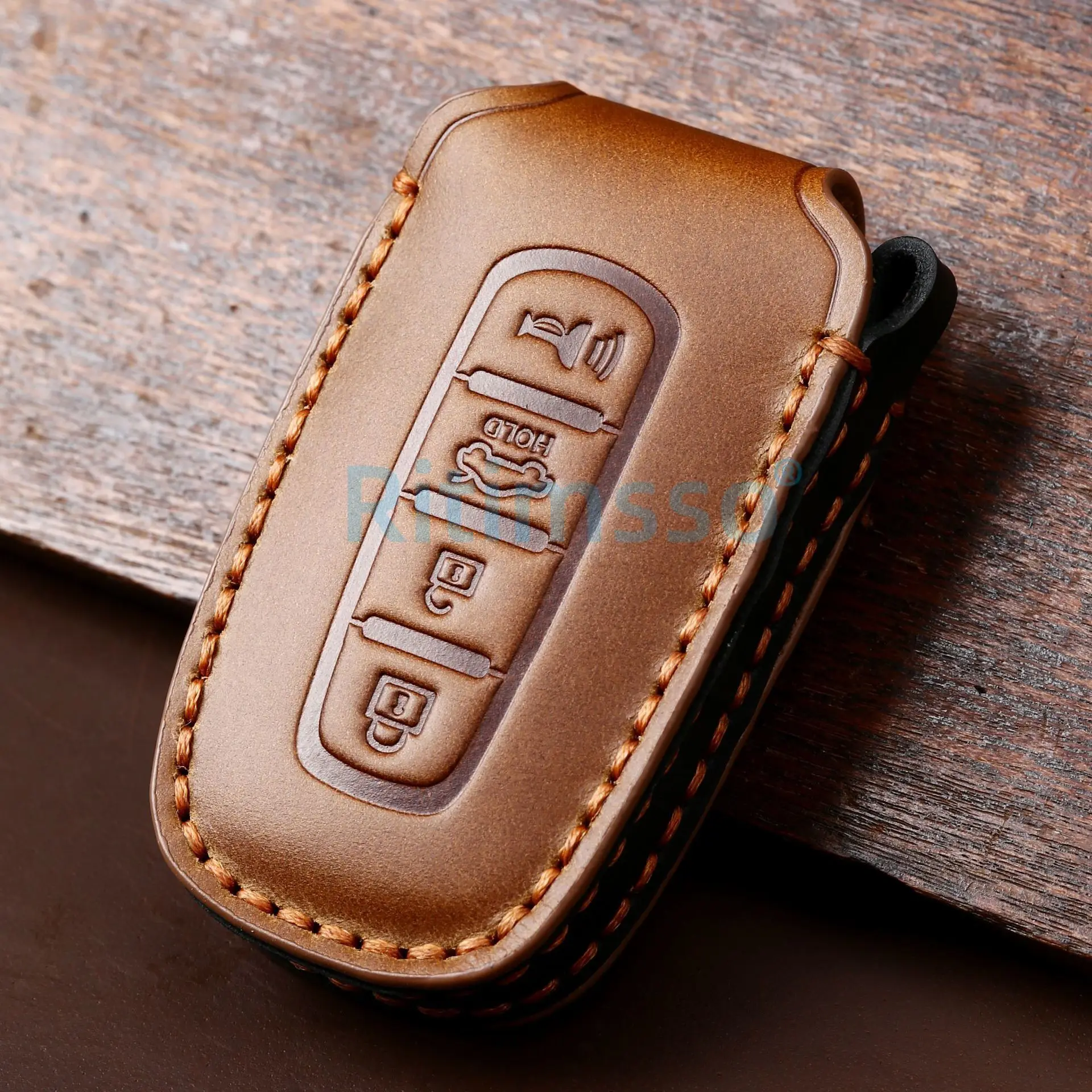 Чехол для ключей автомобиля из натуральной кожи для Kia K5 Sportage R Sorento в стиле аксессуаров держателя крышки брелока ключа.