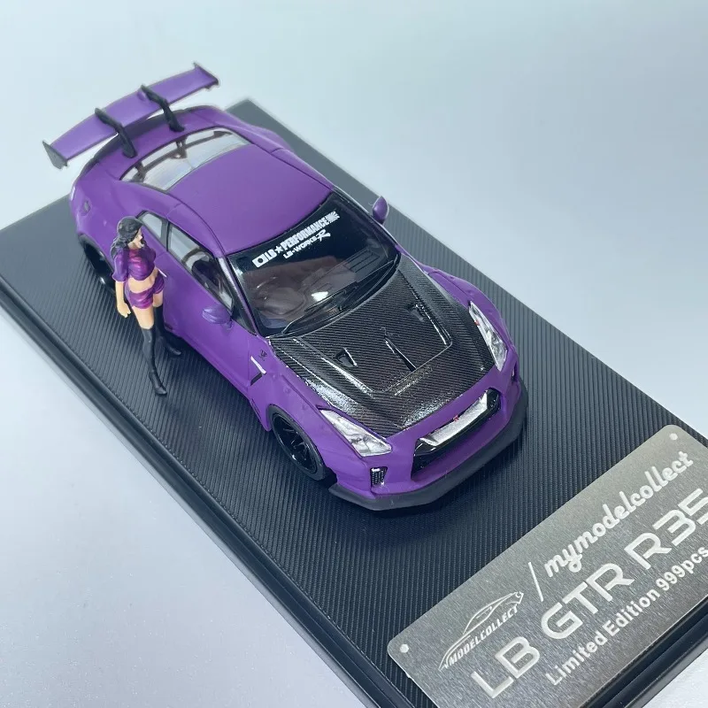 Фото В наличии: Коллекционная модель автомобиля LB GTR 1:64 из литого сплава, 1.5V, креативный декоративный предмет, праздничный подарок №3